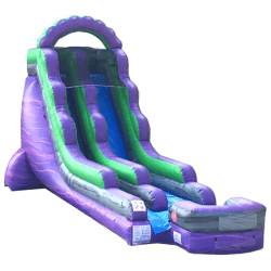 18 foot inflatable water slide purple marble1 1 1762460543 1 18' Purple Venom Plunge (Wet or Dry)