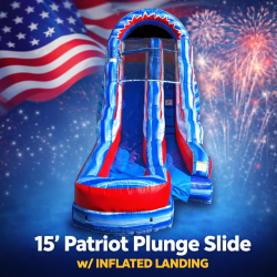 15' Patriot Plunge Slide (Wet or Dry)