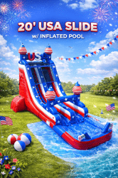 20' USA Slide (Wet or Dry)